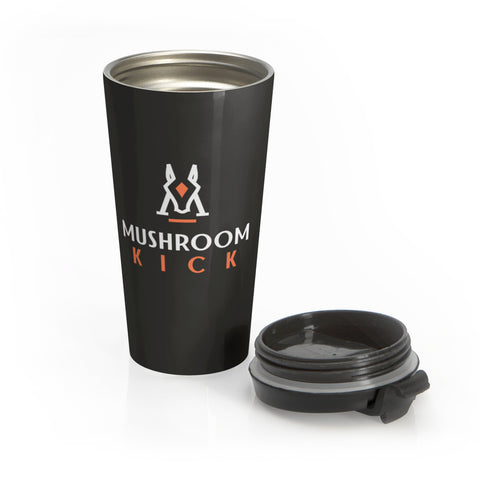Mushroom Kick Stainless Steel Travel Mug