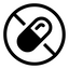 Antibiotic free icon