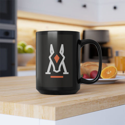 mushroom kick branded ceramic coffee mug