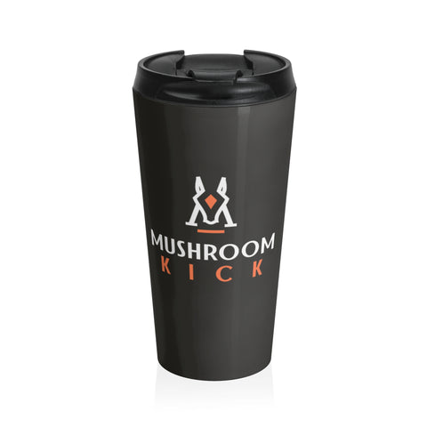 Mushroom Kick Stainless Steel Travel Mug